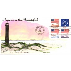 #1890-93 American the Beautiful DRC FDC