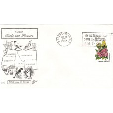 #1999 Washington Birds - Flowers DRC FDC