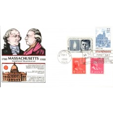 #2341 Massachusetts Statehood Combo DRC FDC