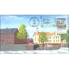 #2348 Rhode Island Statehood D'Spain FDC