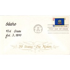 #1675 Idaho State Flag Duke FDC