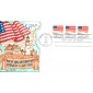 #1891 Sea to Shining Sea Dyer FDC