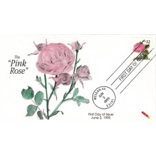 #2492 Pink Rose Dynamite FDC