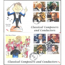 #3158-65 Conductors and Composers Dynamite FDC Set