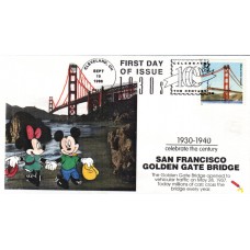 #3185l Golden Gate Bridge Dynamite FDC