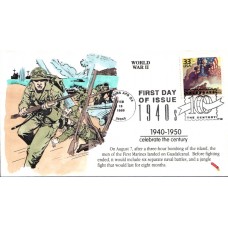 #3186a World War II Dynamite FDC