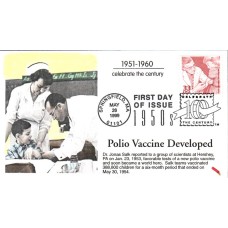 #3187a Polio Vaccine Dynamite FDC