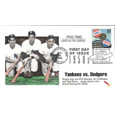 #3187j Yankees - Dodgers W. Series Dynamite FDC