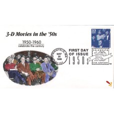 #3187o 3-D Movies Dynamite FDC