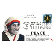 #3188m Peace Symbol Dynamite FDC