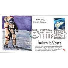 #3191h John Glenn's Return to Space Dynamite FDC