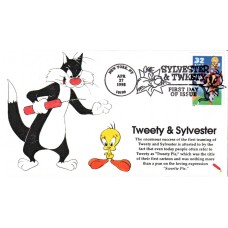 #3204 Sylvester and Tweety Dynamite FDC