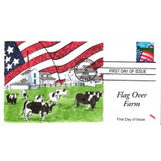 #3449 Flag Over Farm Dynamite FDC