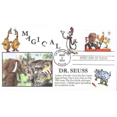 #3835 Theodor Seuss Geisel Dynamite FDC