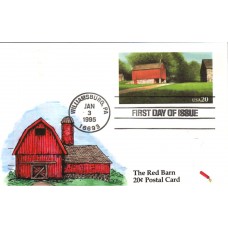 #UX198 Red Barn Dynamite FDC