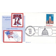 #2337 Pennsylvania Statehood Eastern FDC