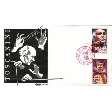 #2411 Arturo Toscanini Combo Eastern FDC