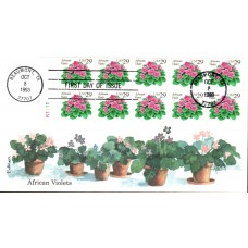 #2486 African Violets Edken FDC