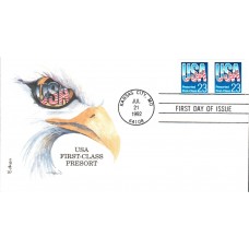 #2607 USA - Flag Edken FDC