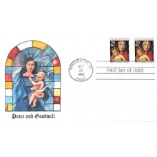 #2710 Madonna and Child Edken FDC