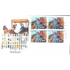 #2722 Oklahoma Plate Edken FDC