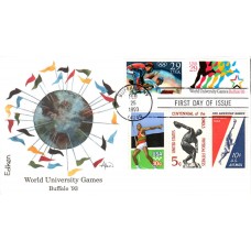 #2748 World University Games Combo Edken FDC