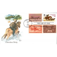 #2754 Cherokee Strip Combo Edken FDC