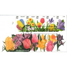 #2760-64 Spring Garden Flowers Edken FDC