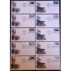 #2765 World War II: 1943 Edken FDC Set