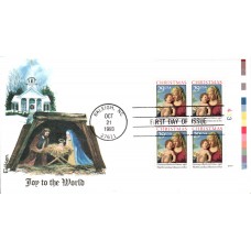 #2789 Madonna and Child Plate Edken FDC