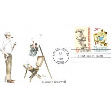 #2839 Norman Rockwell Combo Edken FDC