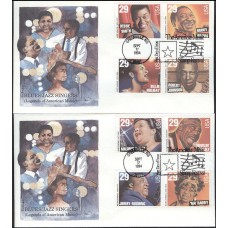 #2854-61 Blues and Jazz Artists Edken FDC Set