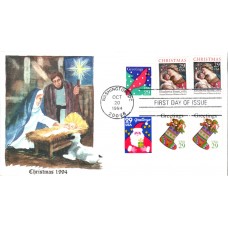 #2871-71A Madonna and Child Combo Edken FDC