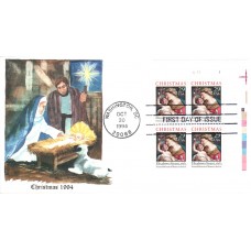 #2871 Madonna and Child Plate Edken FDC