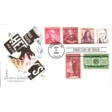 #2933 Milton S. Hershey Combo Edken FDC