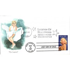 #2967 Marilyn Monroe Dual Edken FDC