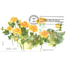 #3054 Yellow Rose Edken FDC