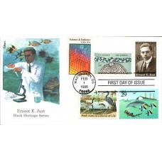 #3058 Ernest Just Combo Edken FDC