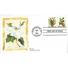 #3128-29 Merian Botanical Prints Edken FDC