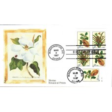 #3128-29 Merian Botanical Prints Edken FDC