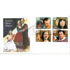 #3154-57 Opera Singers Edken FDC