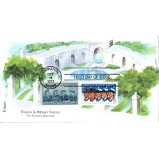 #3174 Women in Military Service Combo Edken FDC