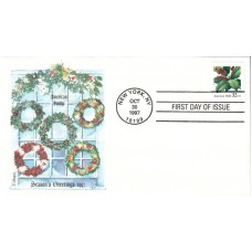 #3177 American Holly Edken FDC