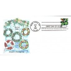 #3177 American Holly Tab Edken FDC