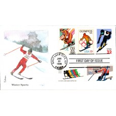 #3180 Alpine Skiing Combo Edken FDC