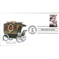 #3181 Madam C. J. Walker Edken FDC