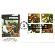 #3212-15 Folk Musicians Edken FDC