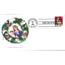 #3244 Madonna and Child Tab Edken FDC