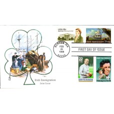 #3286 Irish Immigration Combo Edken FDC