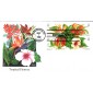 #3310-13 Tropical Flowers Edken FDC